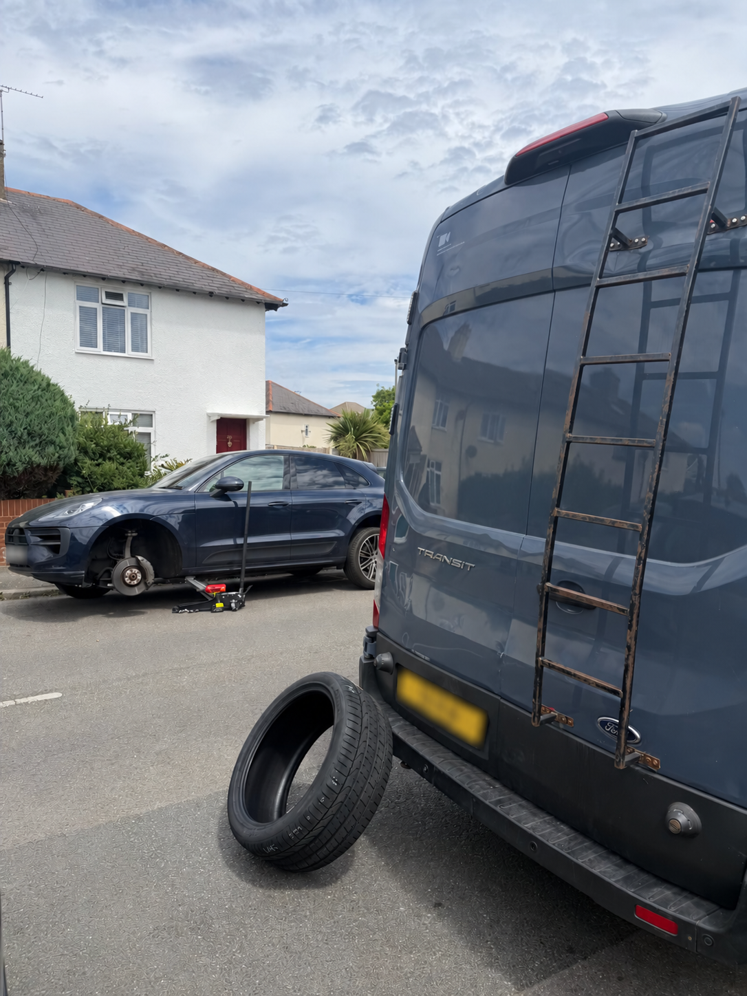Mobile tyre fitting - Dr Tread recent job